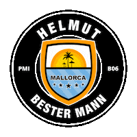 HelmutBesterMann bier mallorca saufen malle Sticker