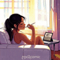 Morning Light Cute Anime GIF by MXU