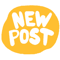 trampauline new yellow newpost jaune Sticker