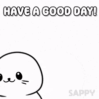 Good Day Hello GIF by Sappy Seals