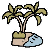 Water Beach Sticker