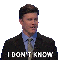 Colin Jost Sticker by Jeopardy!