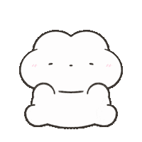 pudeong rabbit soft pudeong 푸덩 Sticker