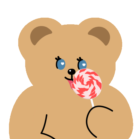Chopluem yummy bear candy bonnie Sticker