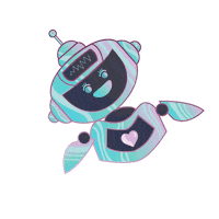 GinDigital thanks robot gracias gin Sticker