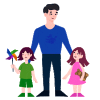 Fathers Day Father Sticker by bini games