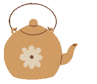 cremefleurs aesthetic tea doodle minimal Sticker