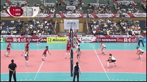 Jump Stop GIF by Volleyball World