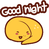 Sleepy Good Night Sticker by Hang5