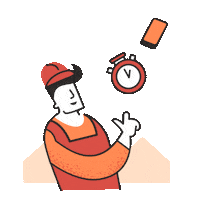 Time Working Sticker by Yunite