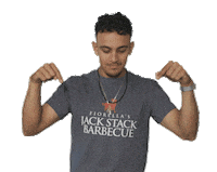 jackstackbbq royals chefs kiss kansas city royals point down Sticker