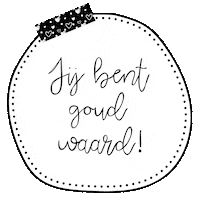 Quote Zwartwit Sticker by winkeltjevananne