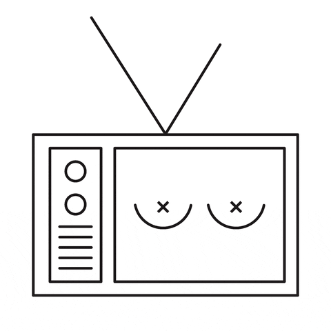 black and white icon design GIF by Emma Darvick