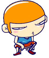 shake sitdown Sticker by ShiGai