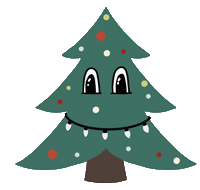 Christmas Tree Sticker by Glück ist...