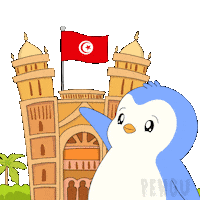 Travel Penguin Sticker by Pudgy Penguins