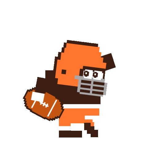 Cleveland Browns Sticker by GIPHY Studios 2021