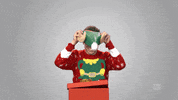 santa claus football GIF by Bundesliga