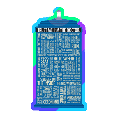 doctor who tardis Sticker