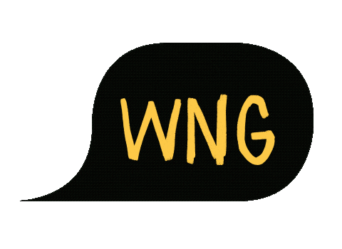 Wng Sticker by Weinberg/Newton Gallery