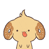 chimera_abyss dog kawaii eye doodle Sticker