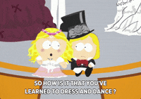 dance wedding GIF by South Park 