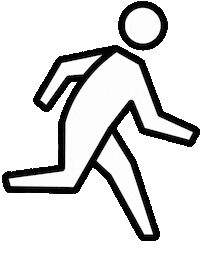 Run Running Sticker by RabbitFuel