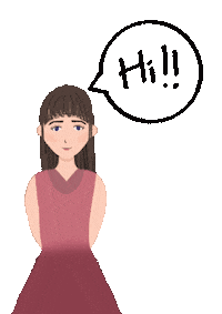 azkadell girl hello pink hi Sticker