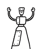 Robot Ai Sticker by KI-Campus