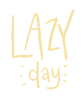 Mood Lazy Day Sticker