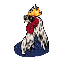 Hot Chicken Sticker by We Are Winter Garden