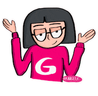 no idea what Sticker by Una Geek