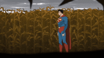 Clark Kent Running GIF by Adult Swim