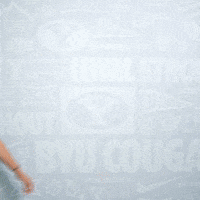 Sassy Hair Flip GIF by BYU Cougars