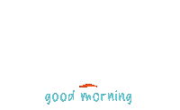 Good Morning Sticker