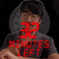 32 minutes left