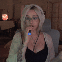 Cute Girl Smoking GIF