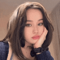 Bored Cute Girl GIF