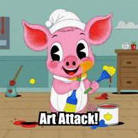 Art Attack GIF by The Pigasso