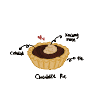 renfuruka cake pie chocopie renfuruka Sticker