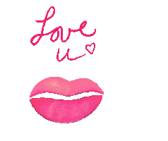 Valentines Day Lips Sticker by EleMcKayArtist