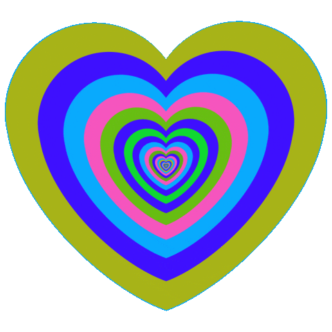 i love you hearts Sticker