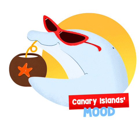 CanaryIslandsTourism giphyupload sunglasses cocktail vacaciones Sticker