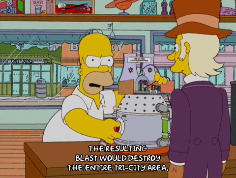 homer simpson machine GIF