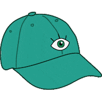 Third Eye Wink Sticker by Joe Daley