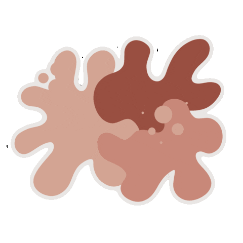 acendradaart pink abstract minimal stain Sticker