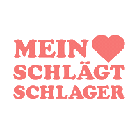 meinherzschlaegtschlager animation logo mhss meinherzschlägtschlager Sticker