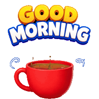 Happy Good Morning Sticker by Lucas and Friends by RV AppStudios