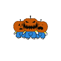 Trick Or Treat Halloween Sticker