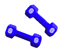 gym workout Sticker by Saints & Stars